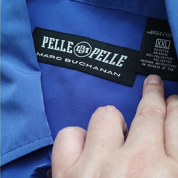 Rare Pelle Pelle Marc Buchanan Vintage Palm Tree Button Down Shirt Size XXL - Picture 4 of 7